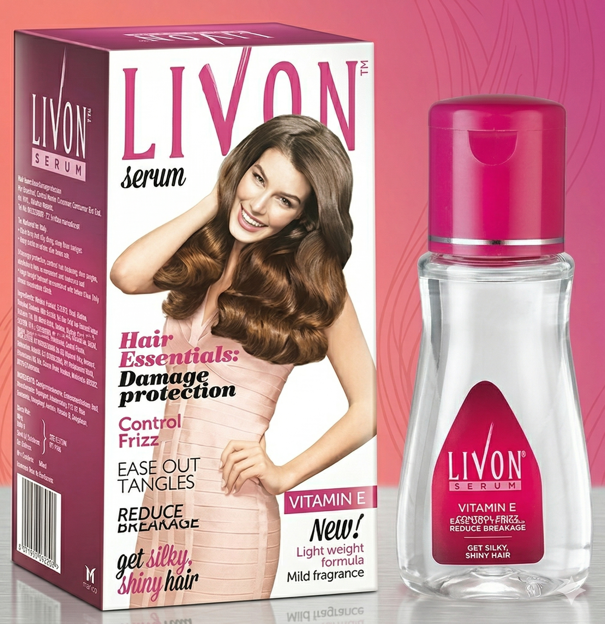 Livon Hair Serum – Damage Protection & Frizz Control 100ml