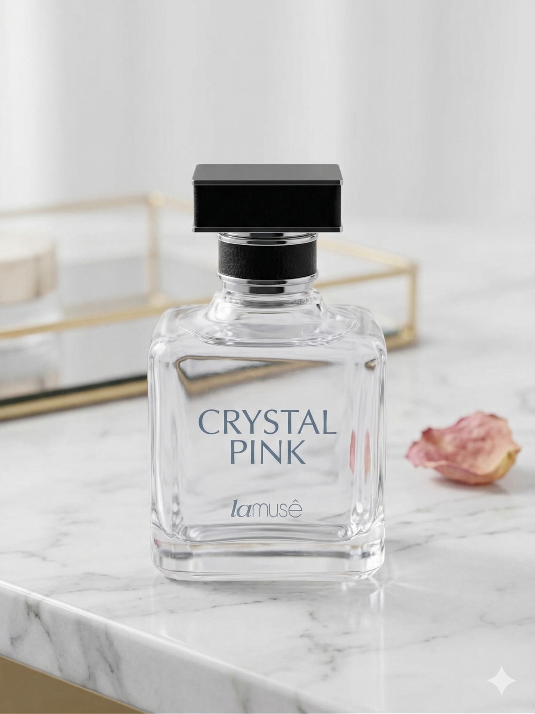 Crystal Pink Eau De Parfum by Lamuse – Soft Floral Elegance