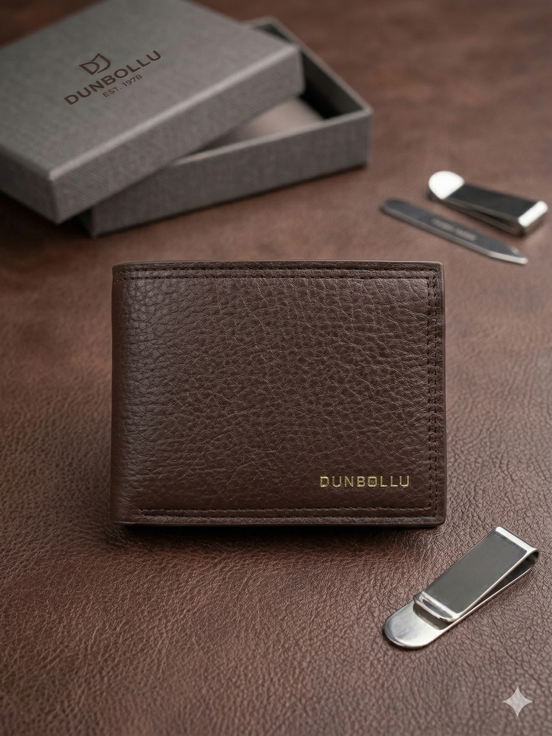 Premium Brown Leather Wallet