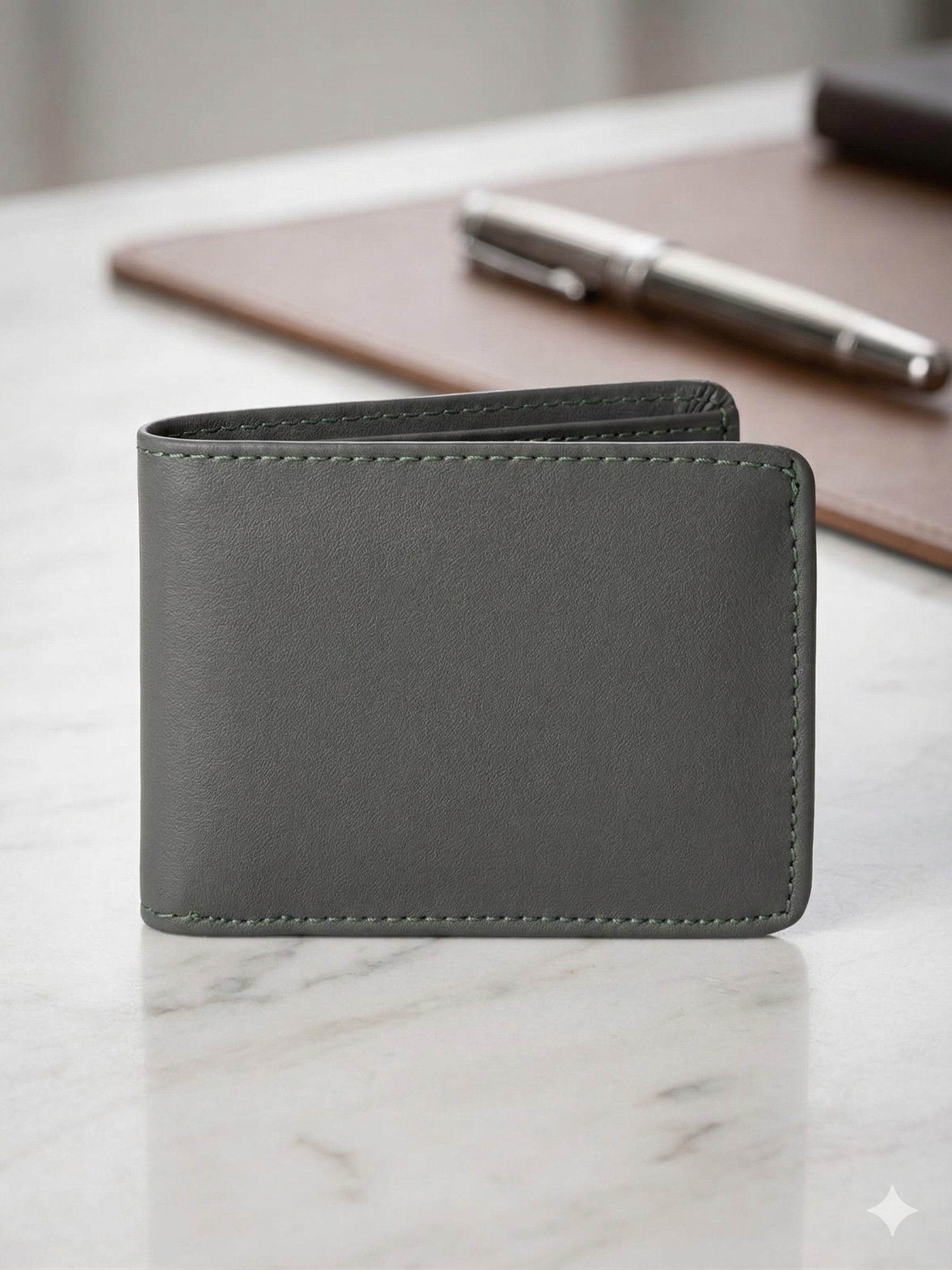 Minimalist Bifold Leather Wallet