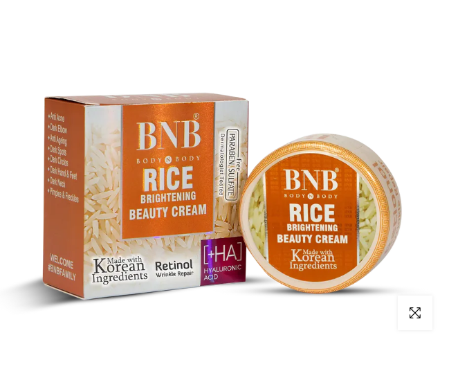 BNB Rice Brightening Beauty Cream – Korean Formula