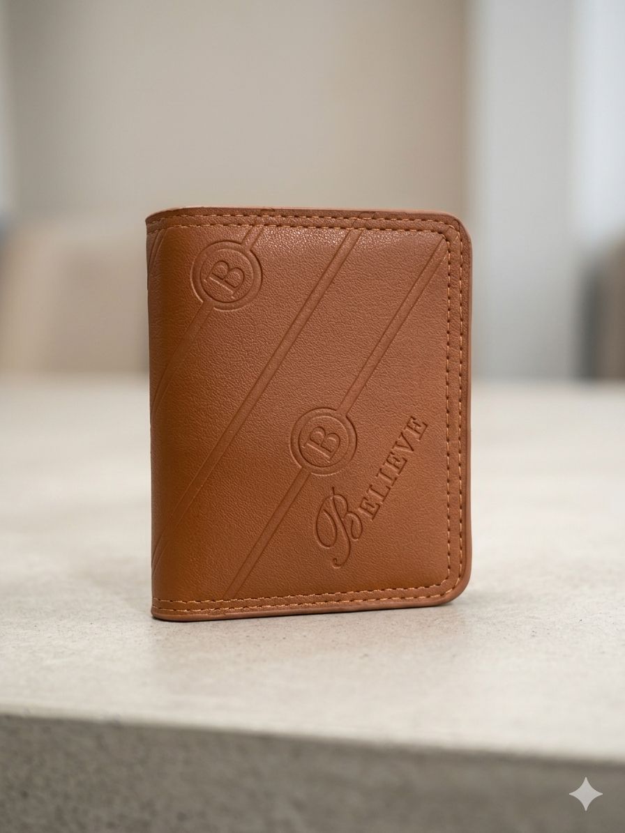 Classic Embossed Brown Wallet