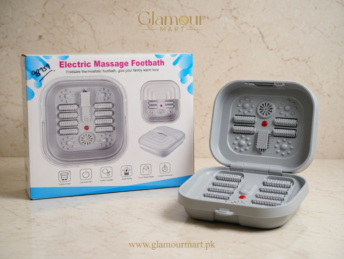 Electric Massage Footbath Foldable Spa – 6 Month Warranty